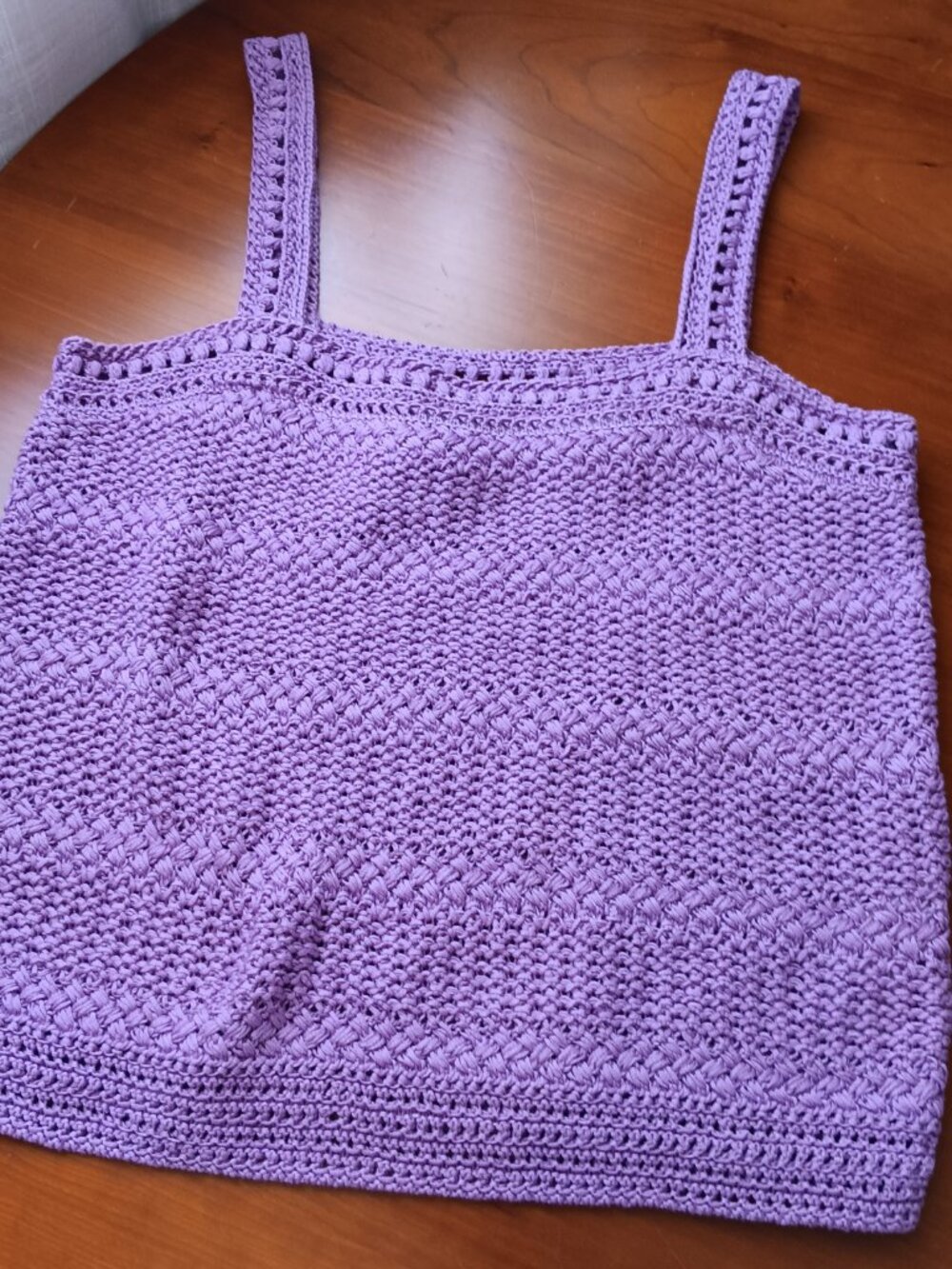 NWT VINCE Rich Lavender 100% Cotton Woven Tank Top or Vest Size M